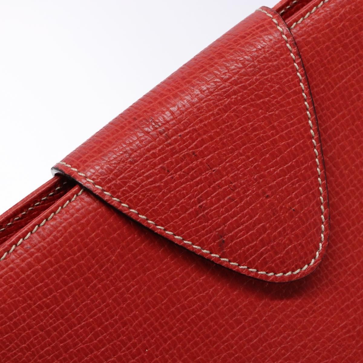 Loewe Vintage Leather Red Leather Shoulder Bag Bag (Pre-Owned)