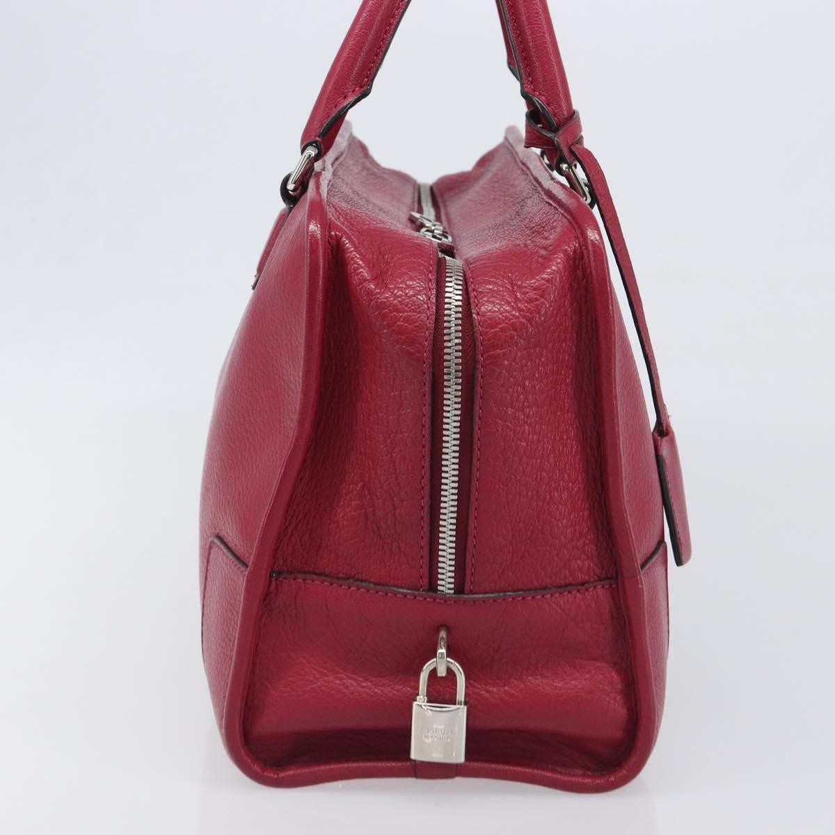 Loewe Amazona Leather Red Leather Handbag (Pre-Owned)