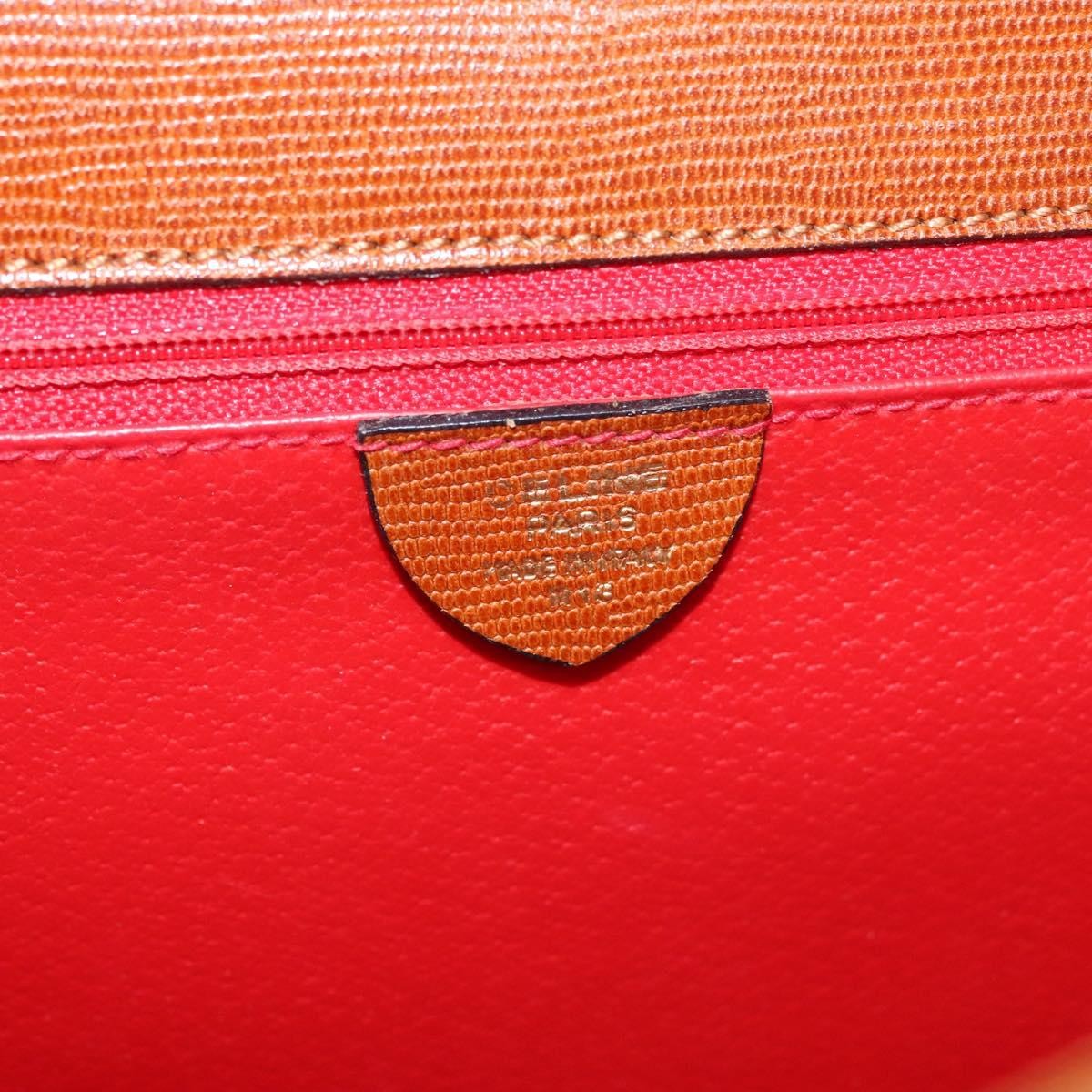 Celine Vintage Leather Brown Leather Handbag (Pre-Owned)