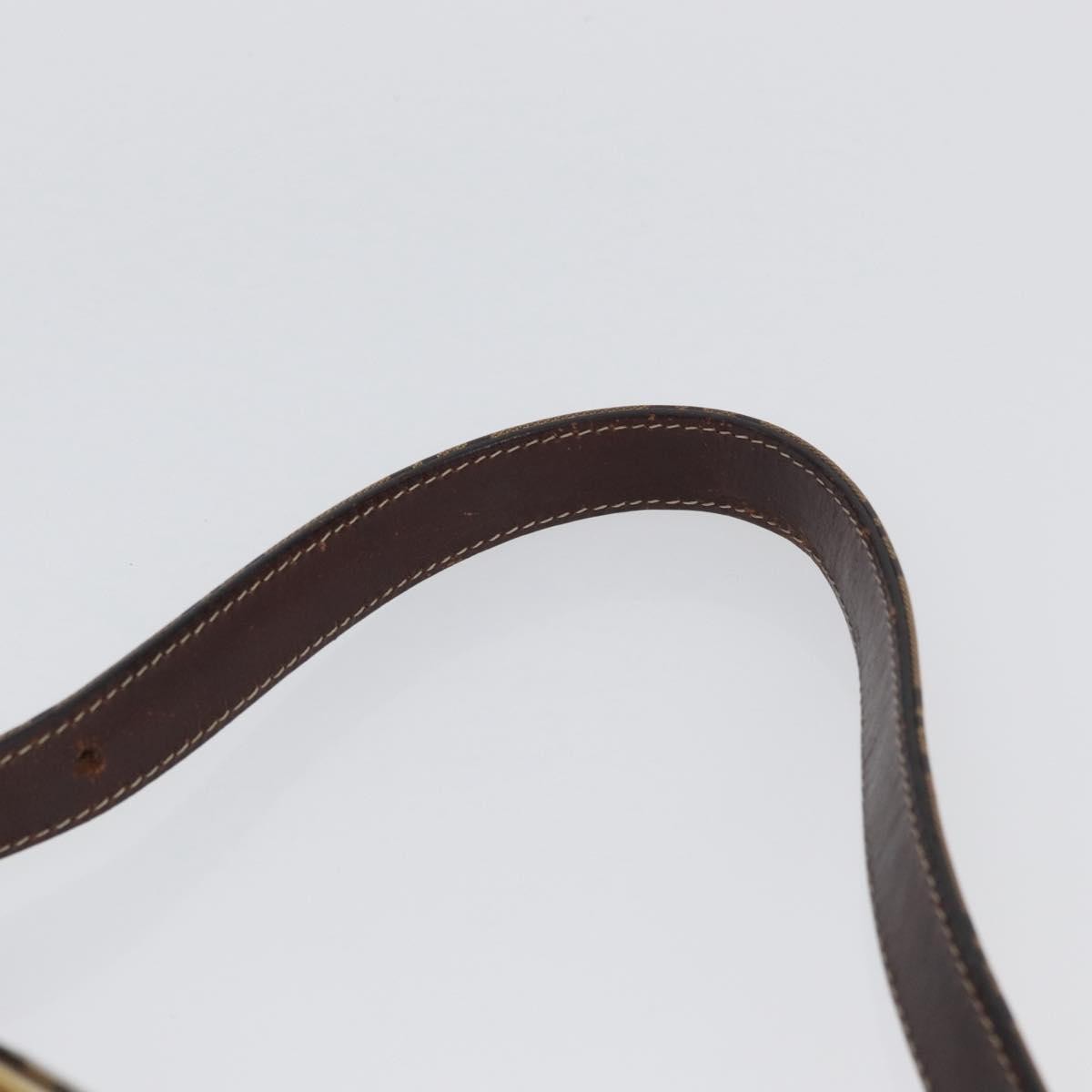 Fendi Mamma Baguette Zucchino Canvas Beige Canvas Shoulder Bag Bag (Pre-Owned)