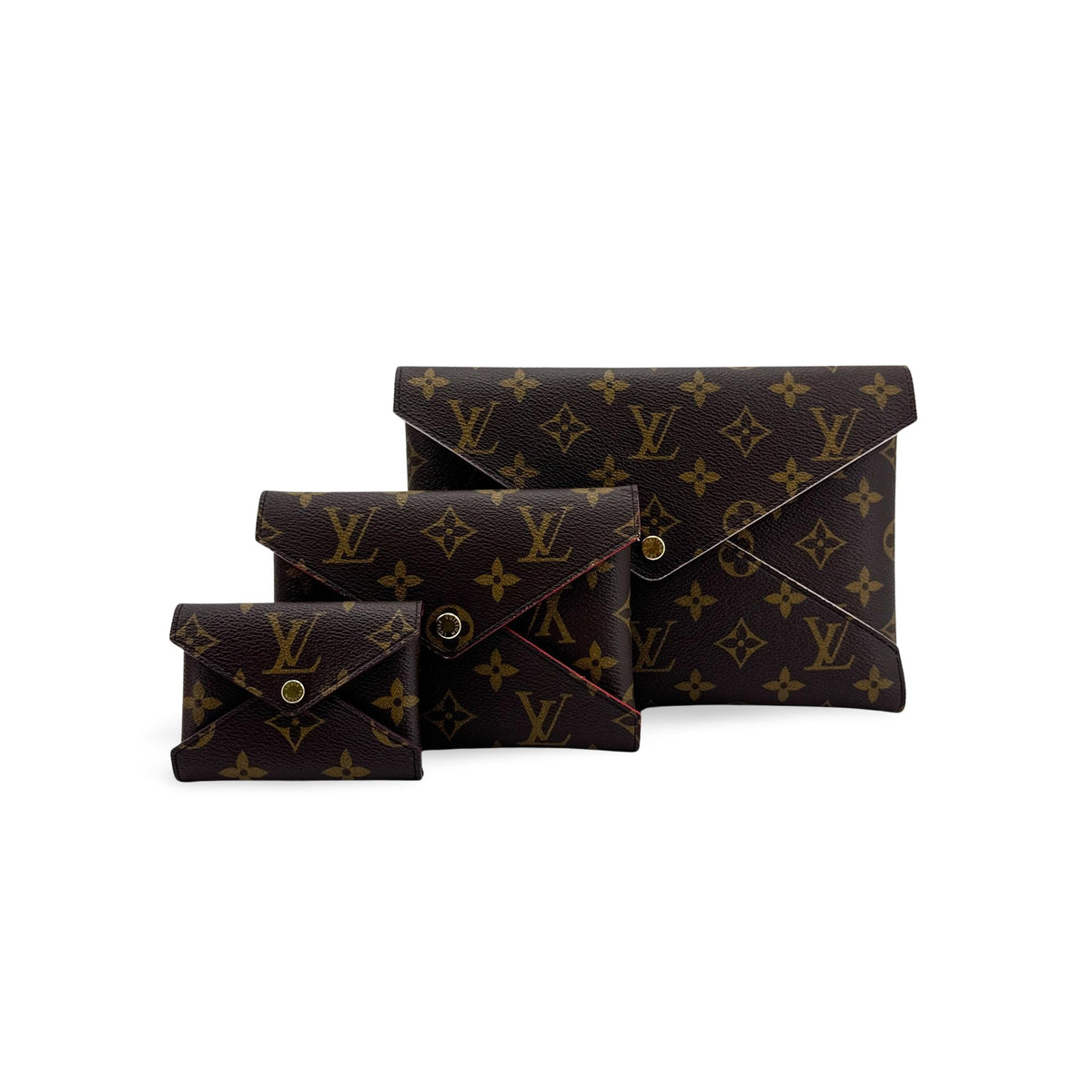 Louis Vuitton Kirigami Pochette Monogram Canvas Brown Canvas Clutche & Pouche Bag (Pre-Owned)