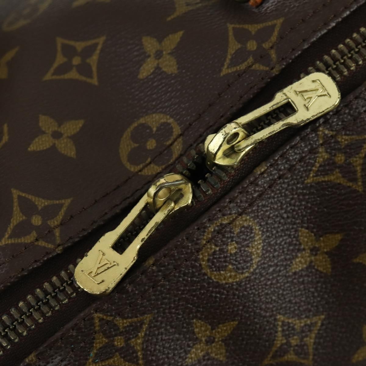 Louis Vuitton Keepall Monogram Canvas Brown Canvas Travel Bag Bag (Pre-Owned)