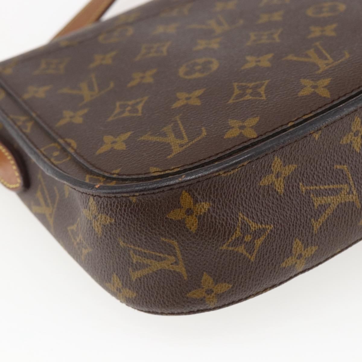 Louis Vuitton Saint Cloud Monogram Canvas Brown Canvas Shoulder Bag Bag (Pre-Owned)