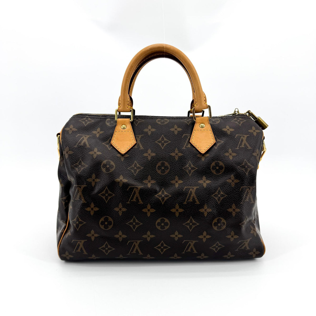 Louis Vuitton Speedy Bandouliere Monogram Canvas Brown Canvas Handbag (Pre-Owned)