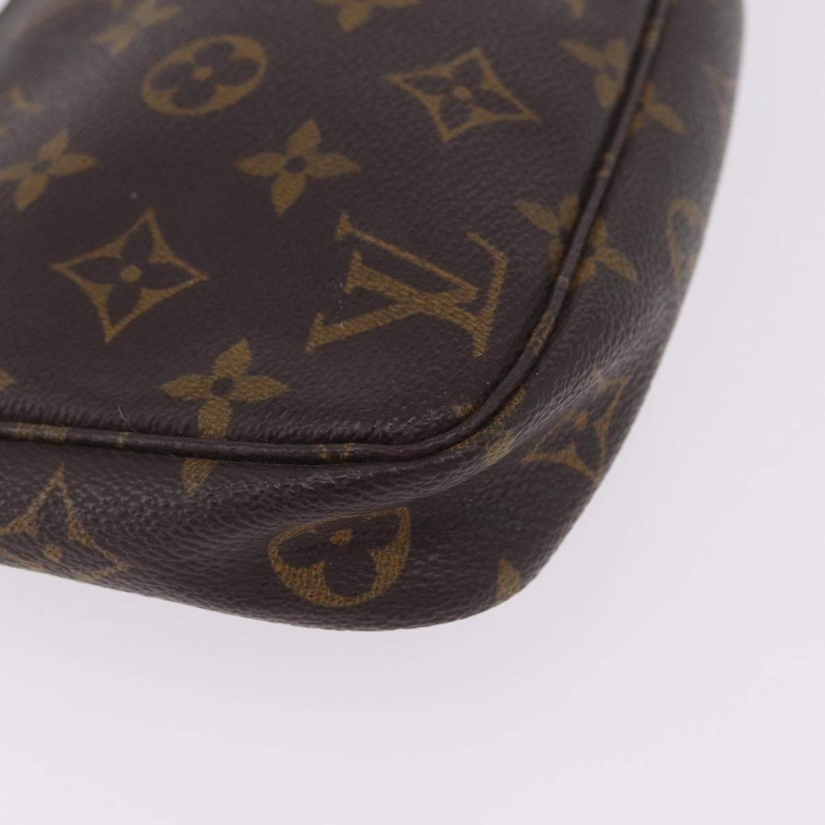 Louis Vuitton Pochette Accessoires Monogram Canvas Brown Canvas Clutche & Pouche Bag (Pre-Owned)