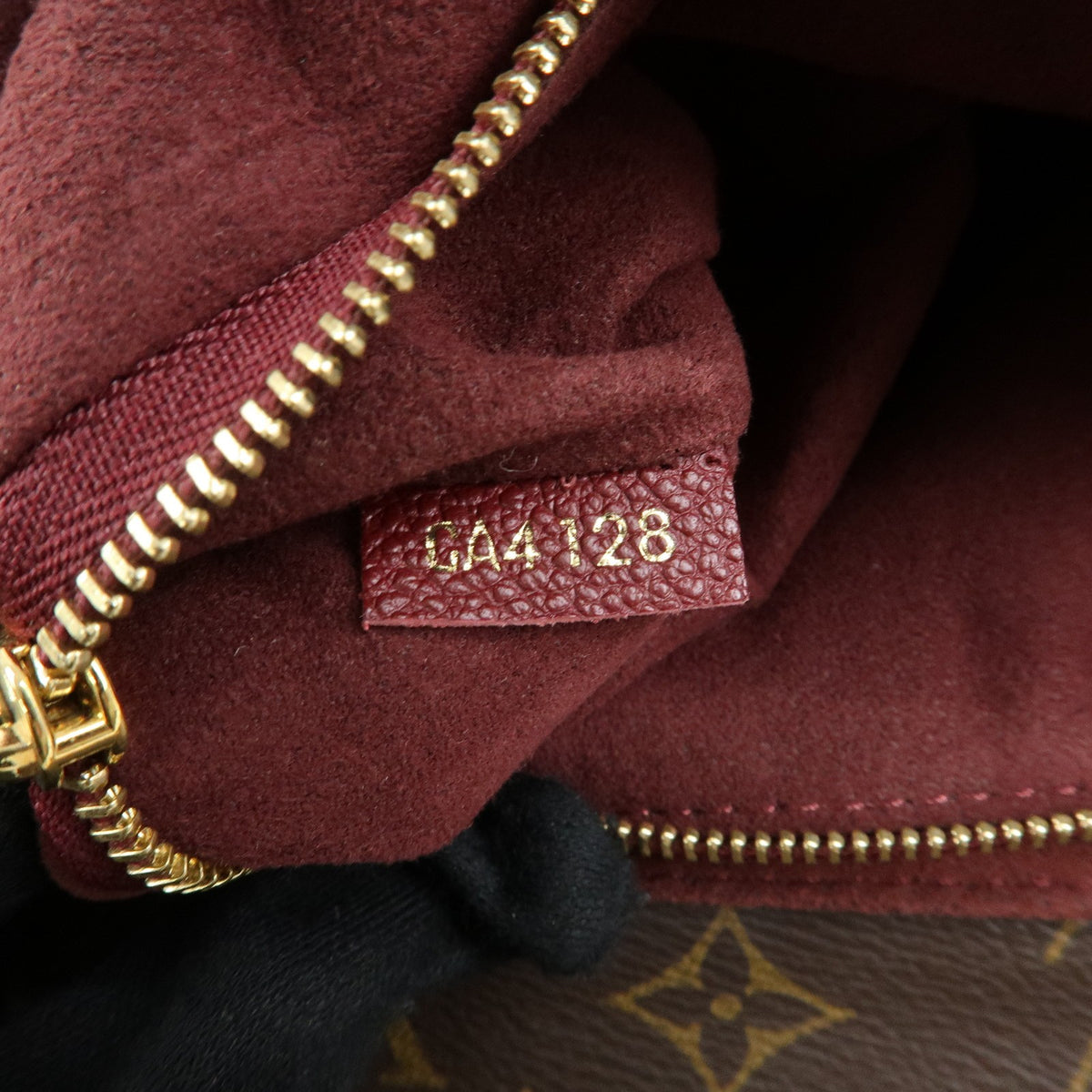 Louis Vuitton Saint Placide Monogram Canvas And Leather Brown Canvas Handbag (Pre-Owned)