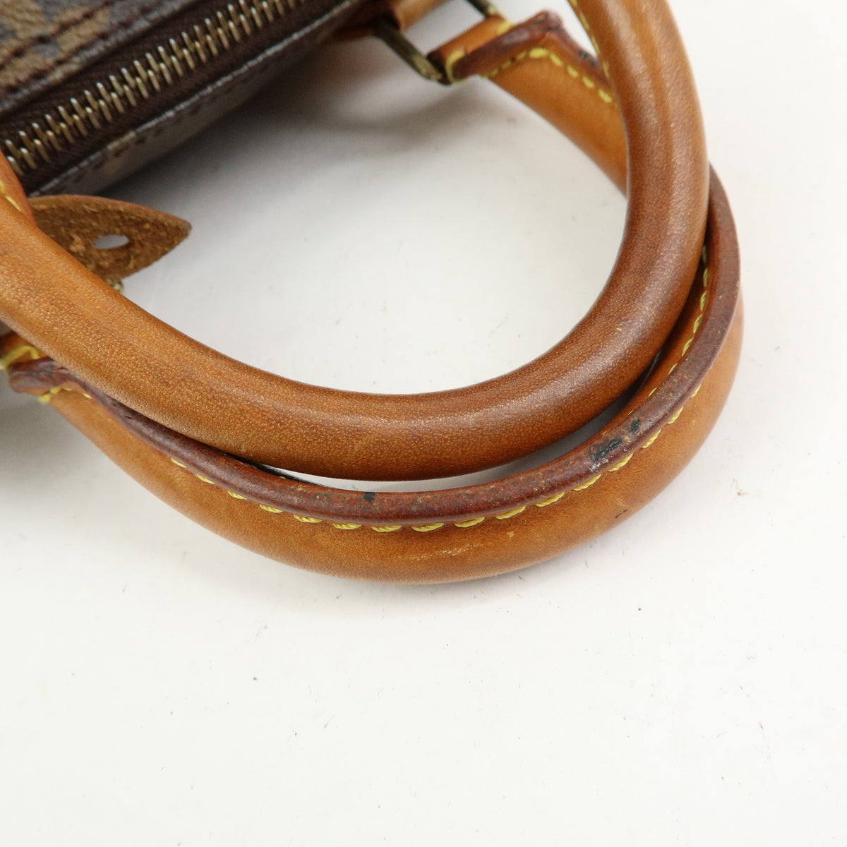 Louis Vuitton Speedy Mini Hl Monogram Canvas Brown Canvas Handbag (Pre-Owned)