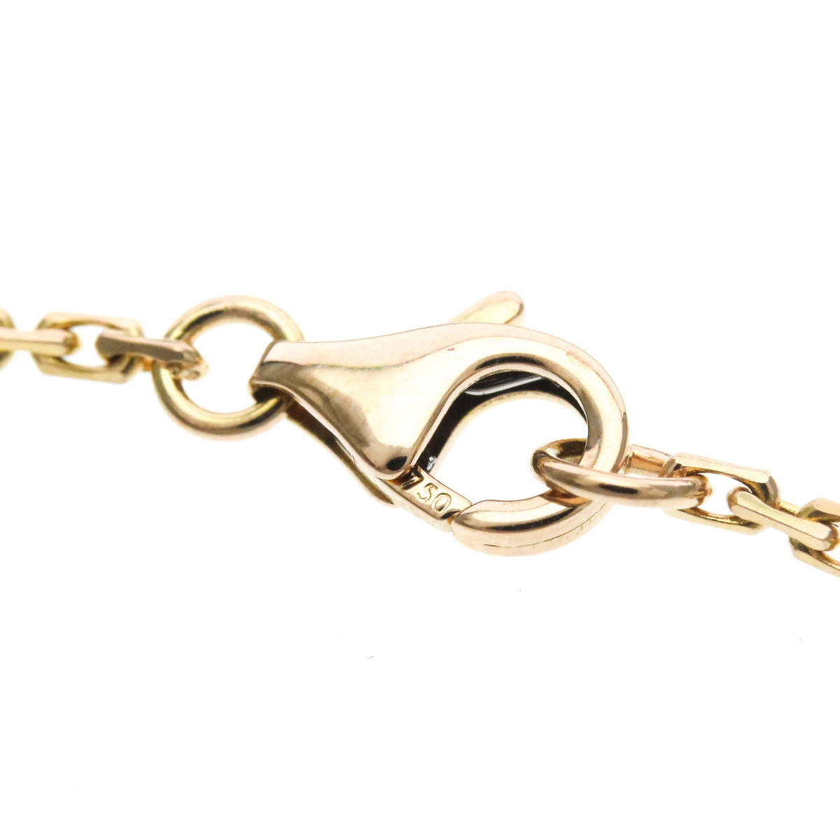 Cartier Love Interlocking 18K Rose Gold With Diamonds Gold Pink_Gold Necklace Jewelry (Pre-Owned)