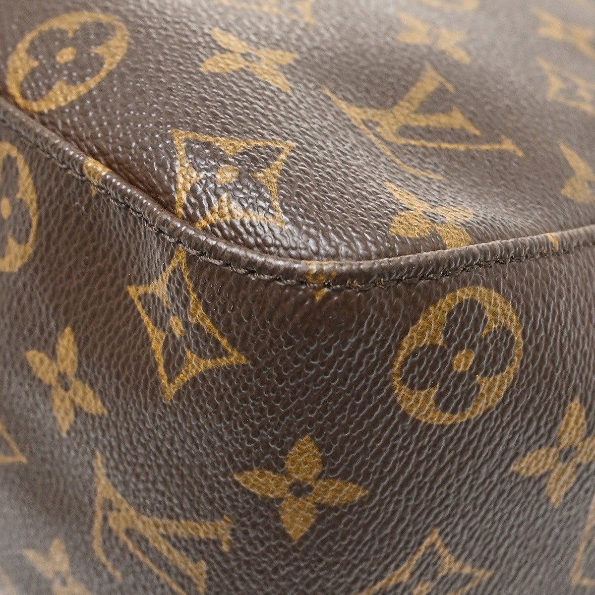 Louis Vuitton Monogram Looping Monogram Canvas Brown Canvas Shoulder Bag Bag (Pre-Owned)