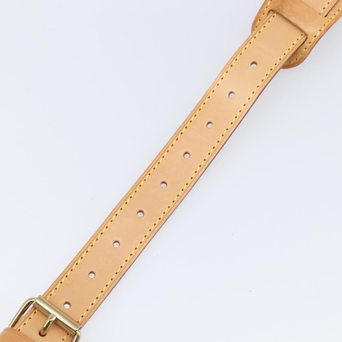 Louis Vuitton Adjustable Shoulder Strap Leather Beige Leather Straps Accessory (Pre-Owned)