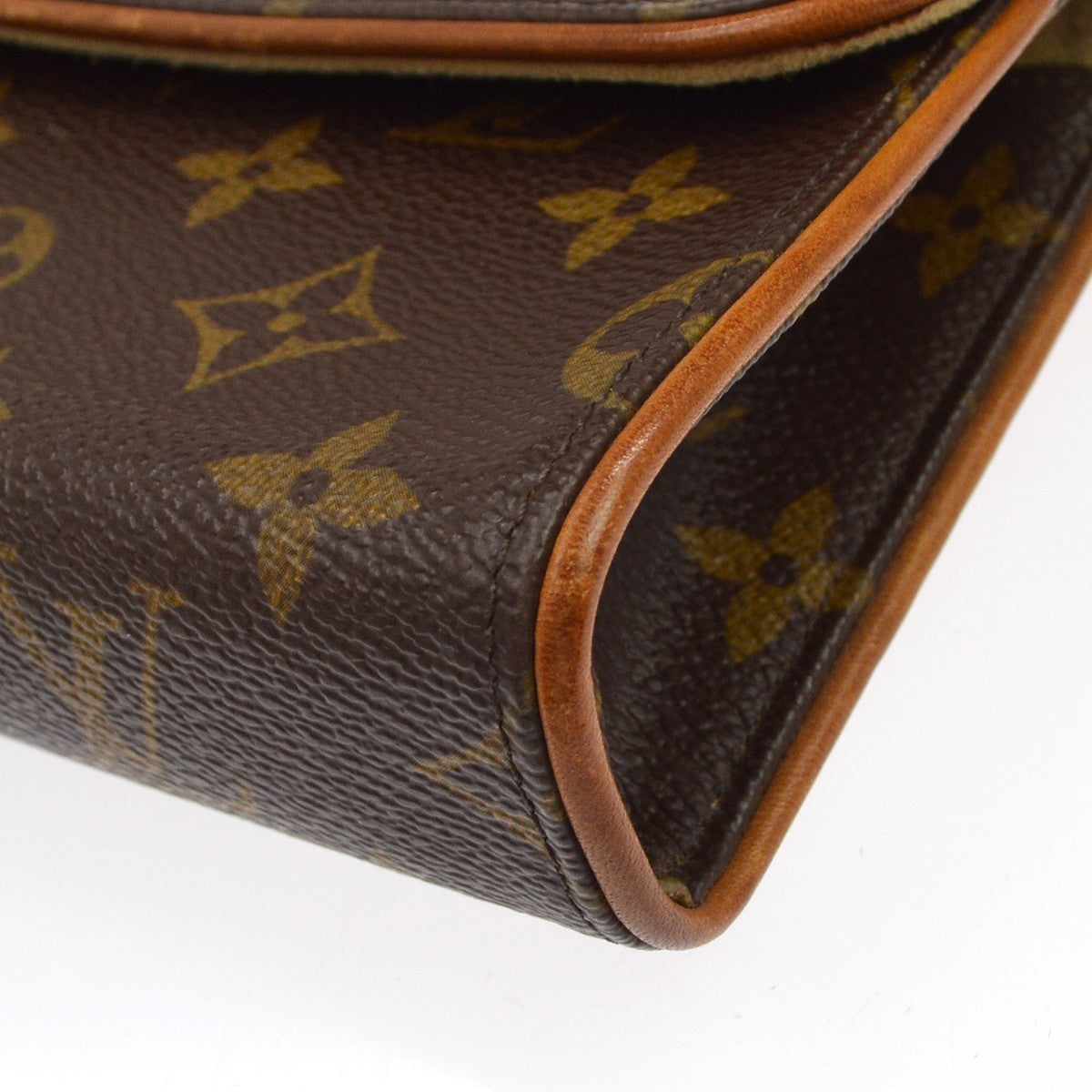 Louis Vuitton Florentine Pochette Damier Brown Canvas Clutche & Pouche Bag (Pre-Owned)