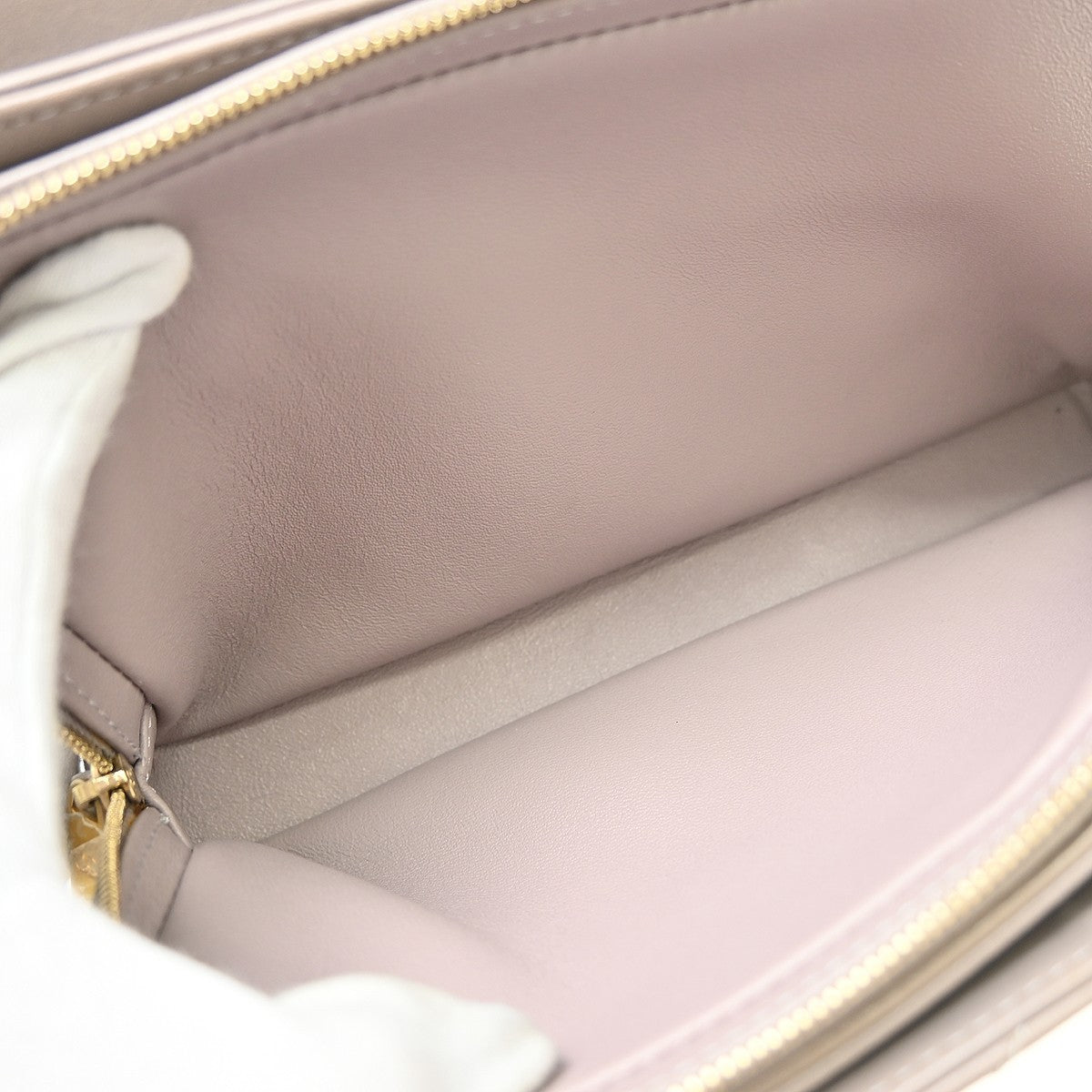 Chanel Envelope Compartment Flap Chevron Calfskin Purple Leather Crossbody Bag Bag (Pre-Owned)