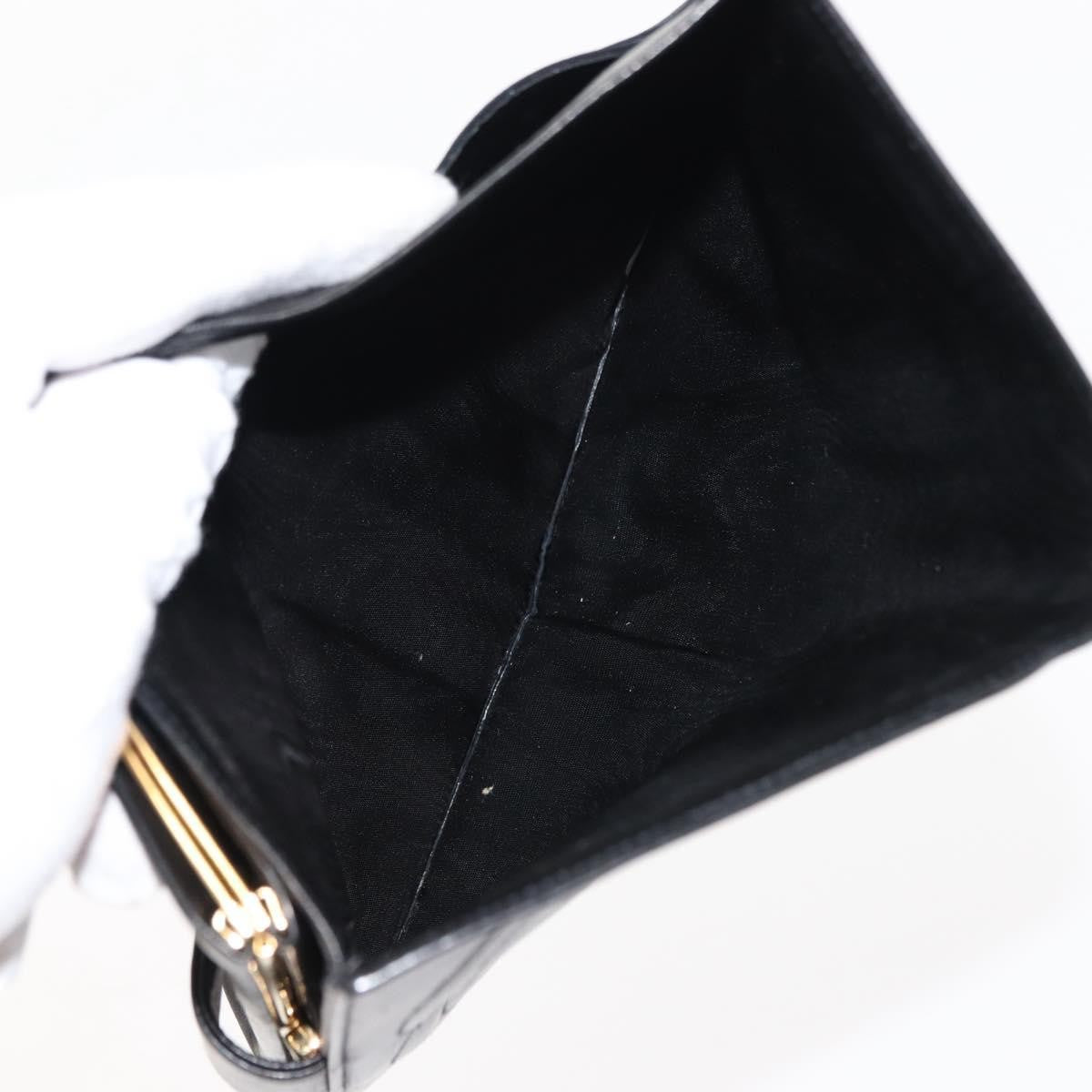 Chanel Timeless Cc French Leather Black Leather Wallets Accessory (Pre-Owned)