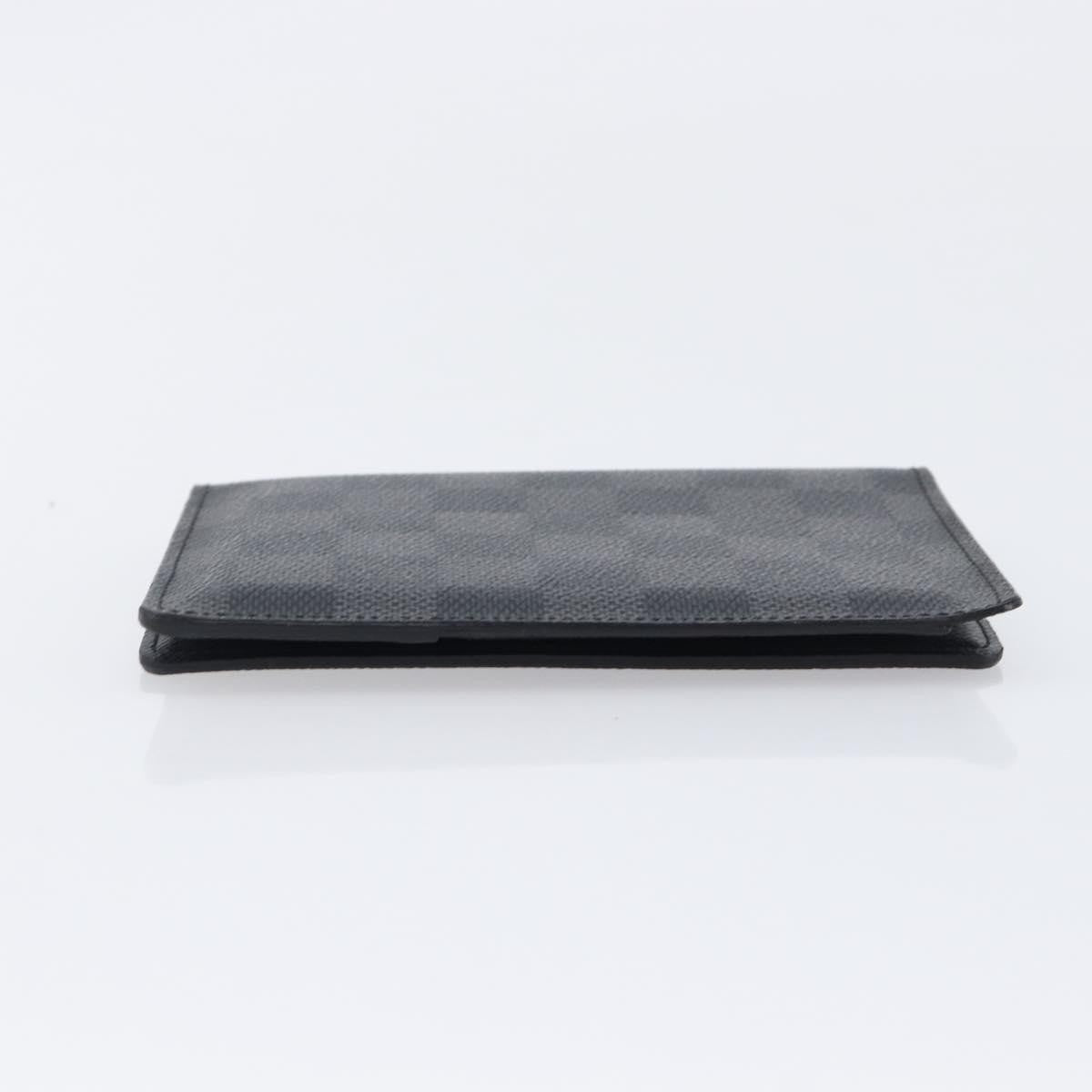 Louis Vuitton Passport Cover Damier Graphite Gray Canvas Briefcase Bag (Pre-Owned)