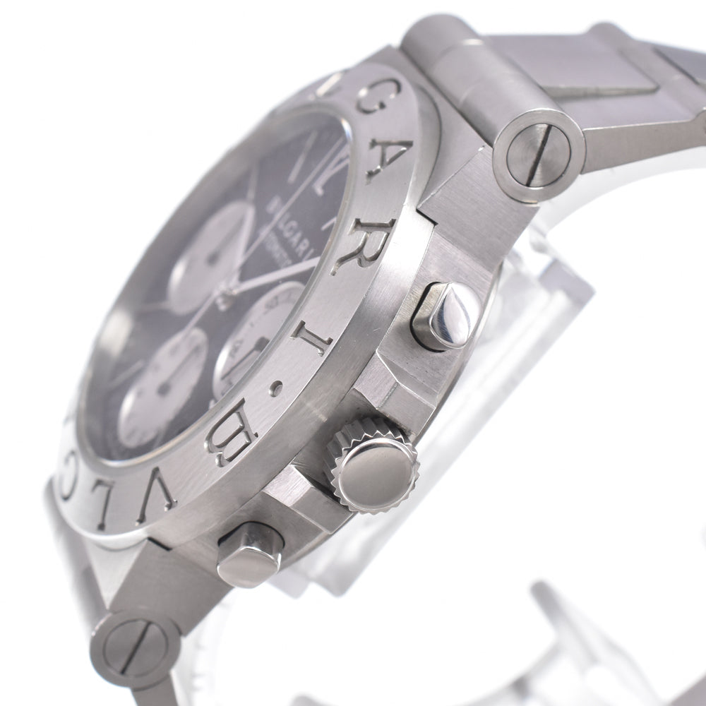 Bvlgari Diagono Chronograph Automatic Ceramic With Stainless Steel And Rubber Watch (Pre-Owned)