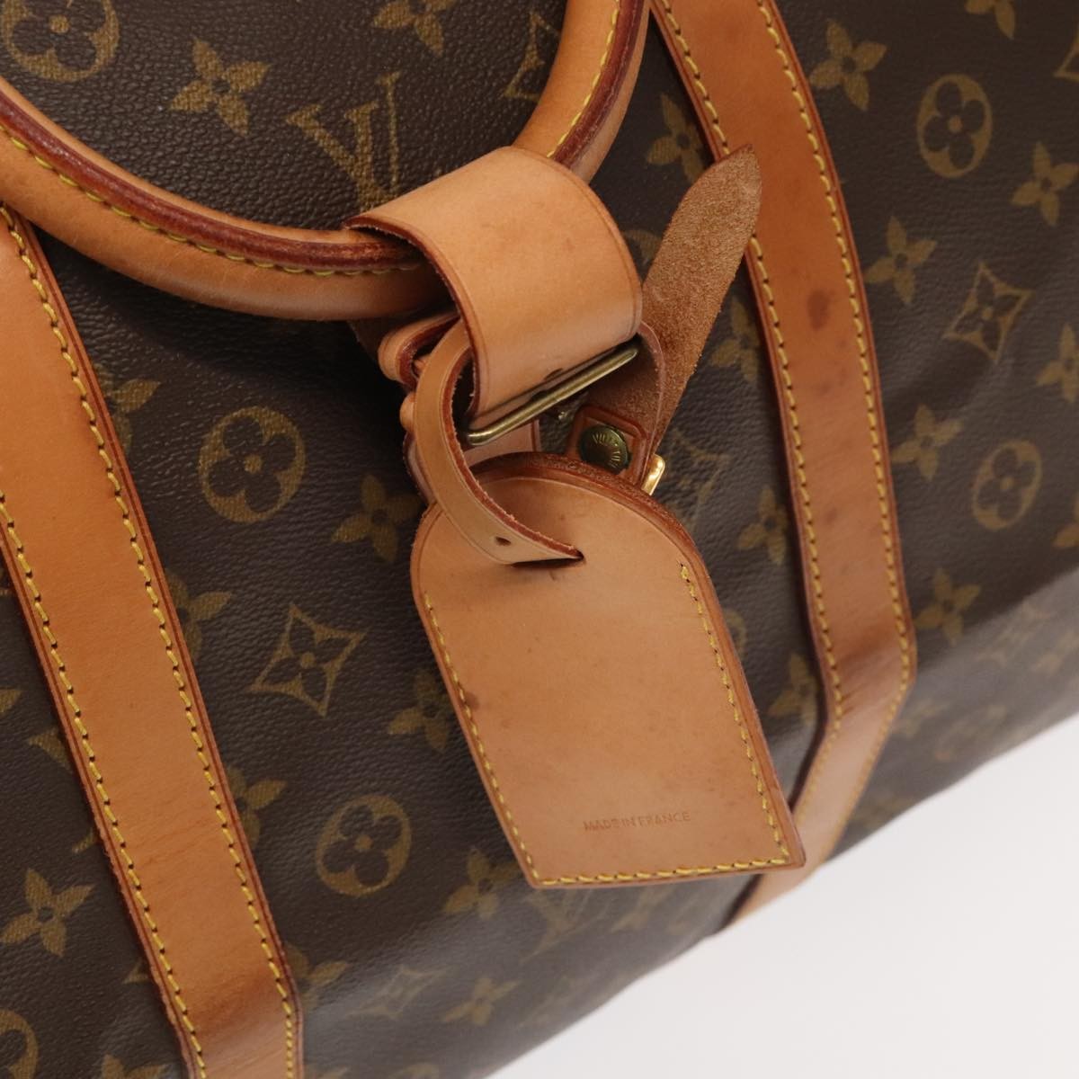 Louis Vuitton Keepall Monogram Canvas Brown Canvas Travel Bag Bag (Pre-Owned)