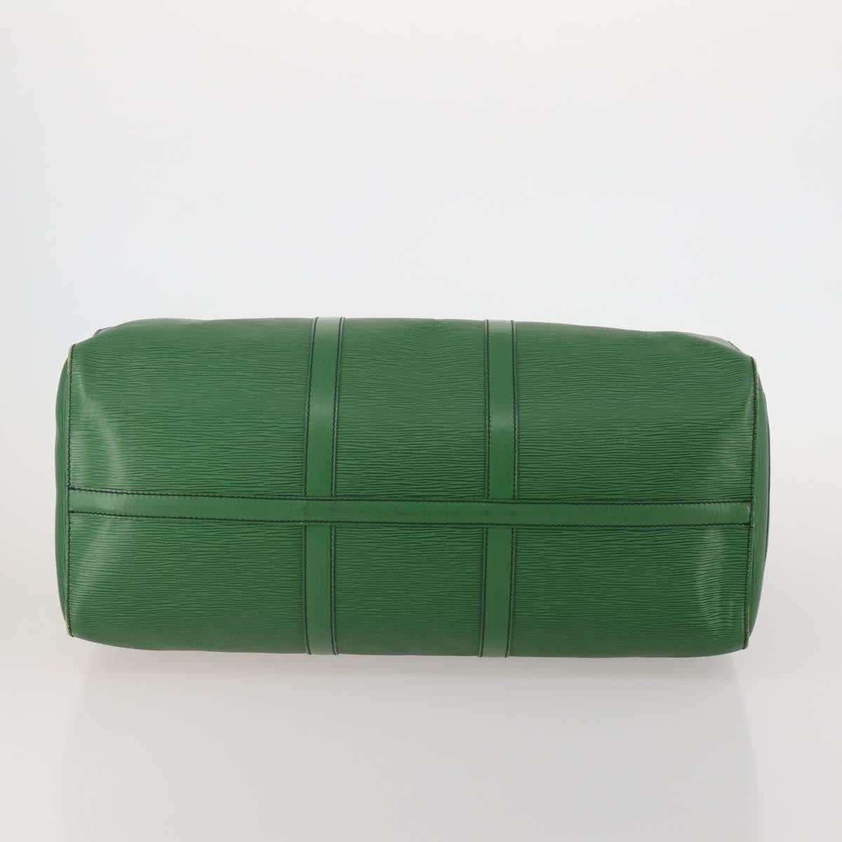 Louis Vuitton Keepall Epi Leather Green Leather Travel Bag Bag (Pre-Owned)