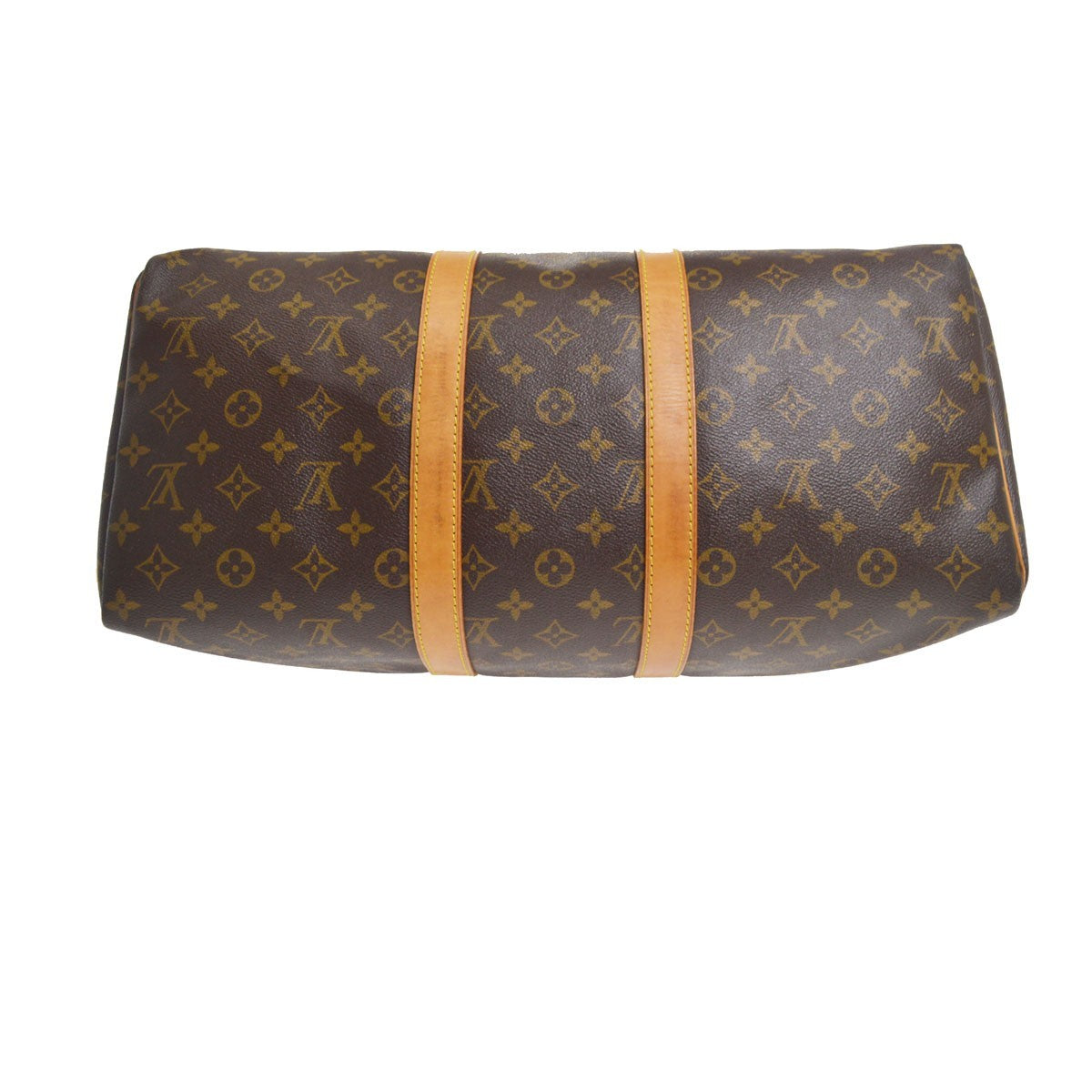 Louis Vuitton Keepall Monogram Canvas Brown Canvas Travel Bag Bag (Pre-Owned)