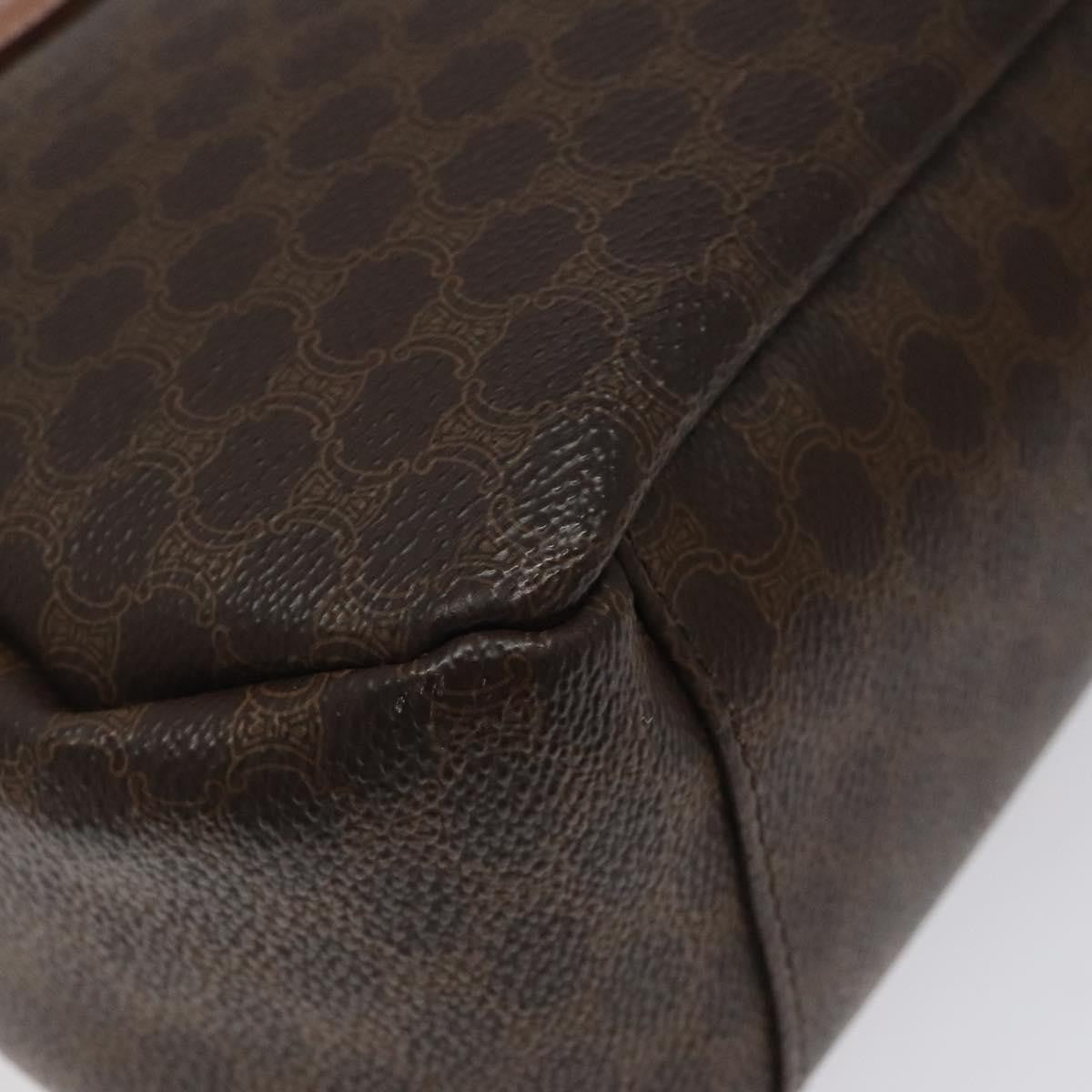 Celine Macadam Canvas Brown Canvas Tote Bag Bag (Pre-Owned)