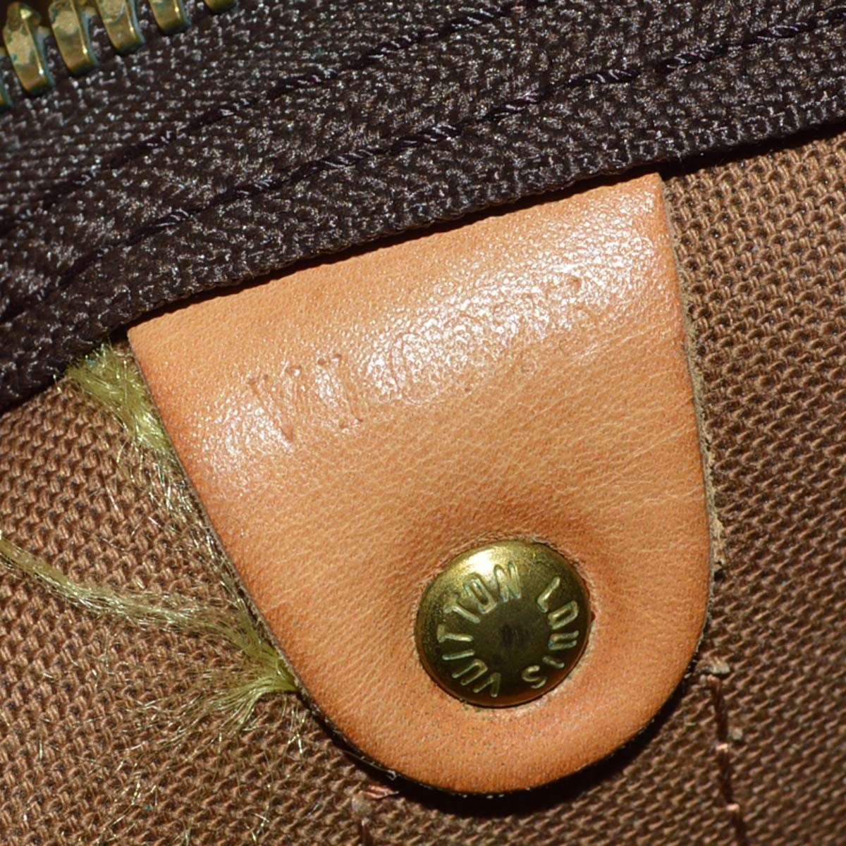 Louis Vuitton Keepall Bandouliere Monogram Canvas Brown Canvas Travel Bag Bag (Pre-Owned)