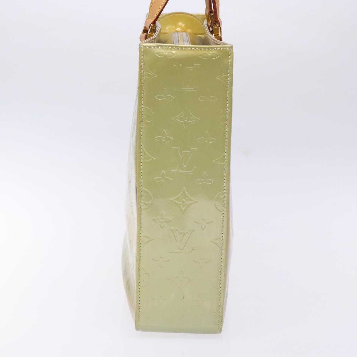 Louis Vuitton Columbus Monogram Vernis Beige Patent_Leather Tote Bag Bag (Pre-Owned)