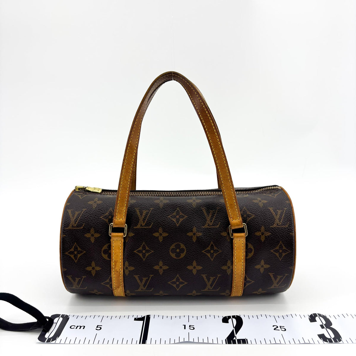 Louis Vuitton Papillon Damier Brown Canvas Handbag (Pre-Owned)