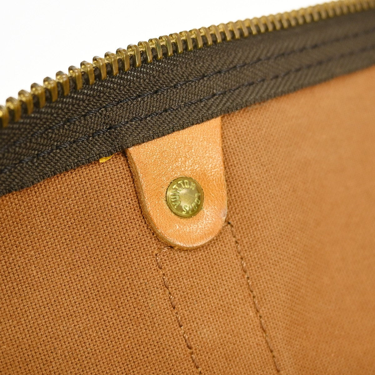 Louis Vuitton Keepall Monogram Canvas Brown Canvas Travel Bag Bag (Pre-Owned)