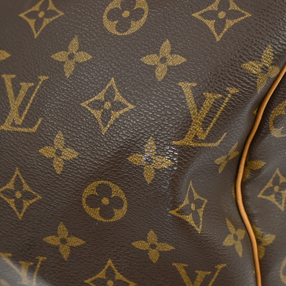 Louis Vuitton Keepall Monogram Brown Canvas Travel Bag Bag (Pre-Owned)