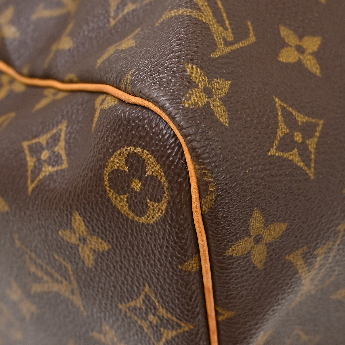 Louis Vuitton Keepall Monogram Canvas Brown Canvas Travel Bag Bag (Pre-Owned)