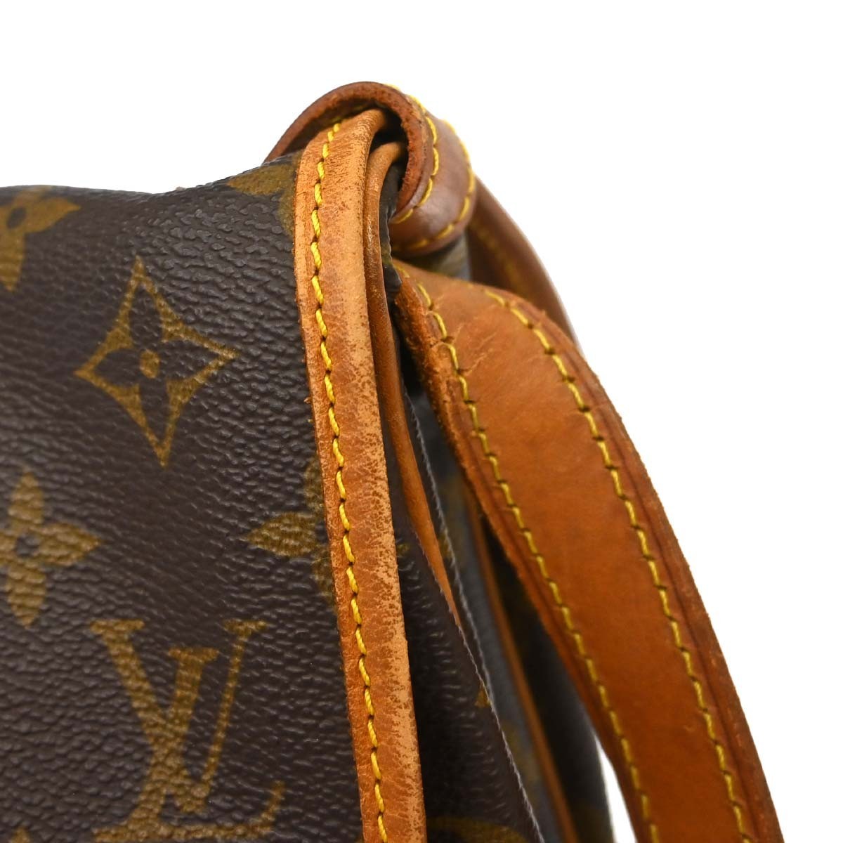 Louis Vuitton Saumur Monogram Canvas Brown Canvas Shoulder Bag Bag (Pre-Owned)