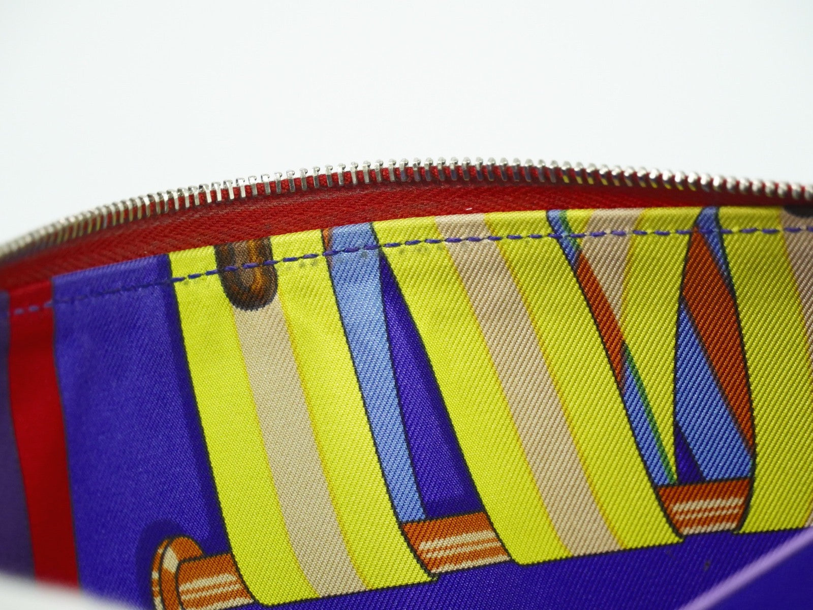 Hermes Azap Zip Around Silk'in Epsom Pink Leather Wallets Accessory (Pre-Owned)
