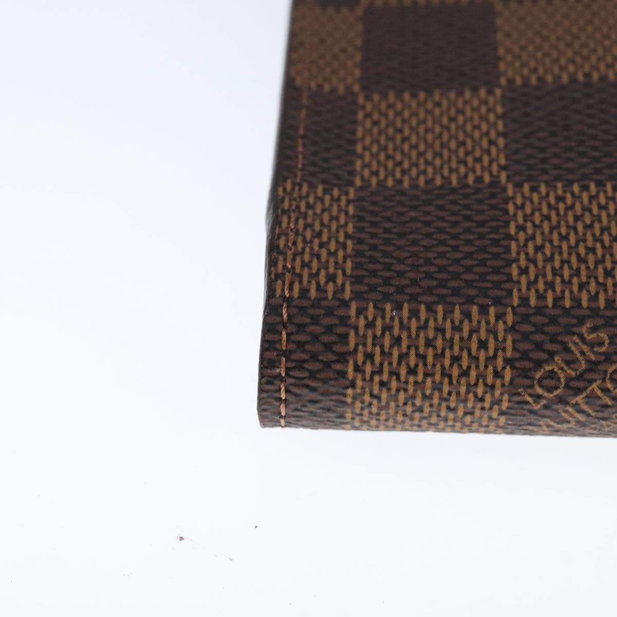 Louis Vuitton Etui Cigarette Case Damier Canvas Brown Canvas Wallets Accessory (Pre-Owned)