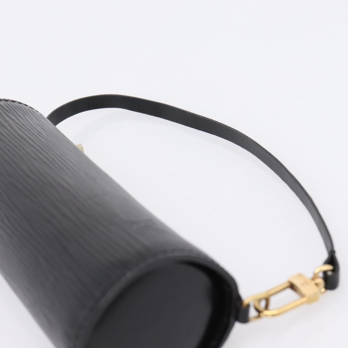 Louis Vuitton Soufflot Pochette Epi Leather Black Leather Clutche & Pouche Bag (Pre-Owned)