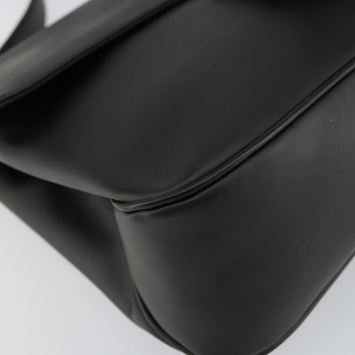 Salvatore Ferragamo Vala Leather Black Leather Bag (Pre-Owned)