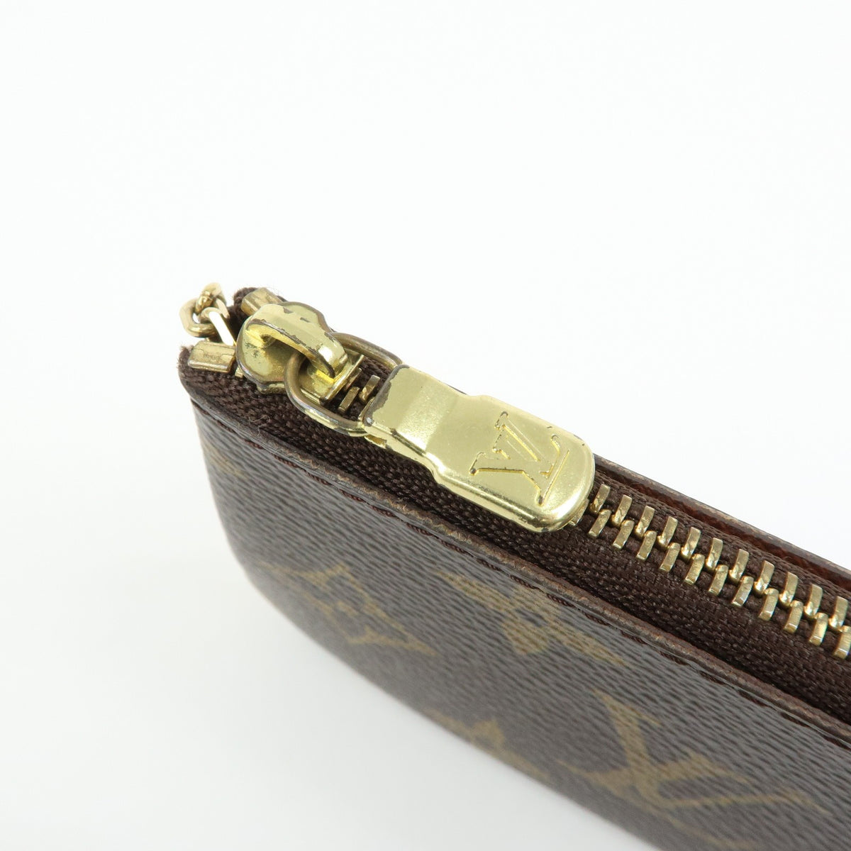 Louis Vuitton Key Monogram Canvas Brown Canvas Clutche & Pouche Bag (Pre-Owned)