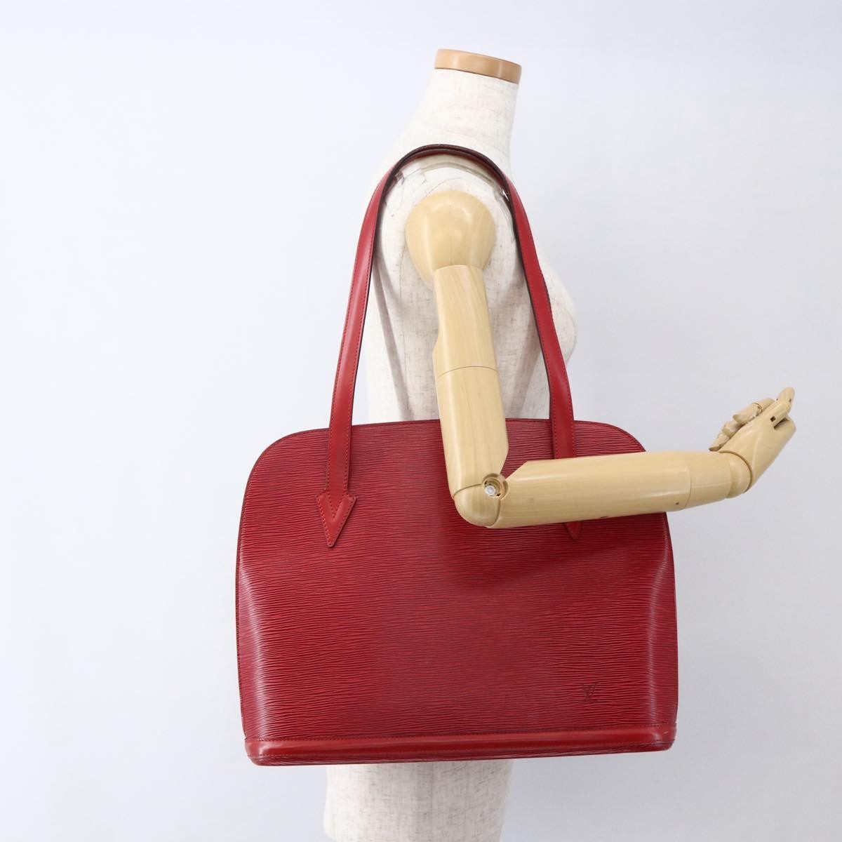 Louis Vuitton Lussac Epi Leather Red Leather Shoulder Bag Bag (Pre-Owned)