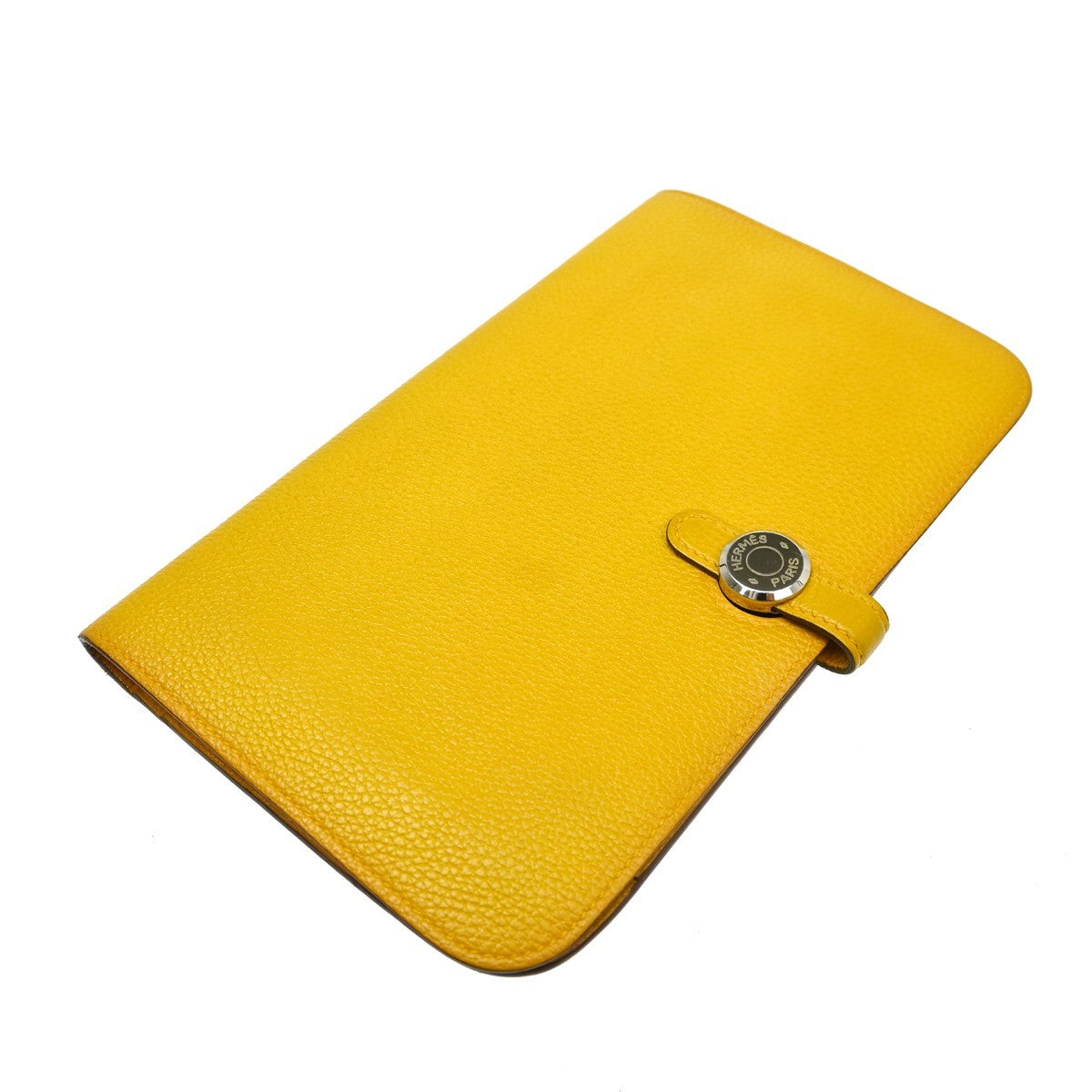 Hermes Dogon Duo Combined Leather Yellow Leather Wallets Accessory (Pre-Owned)