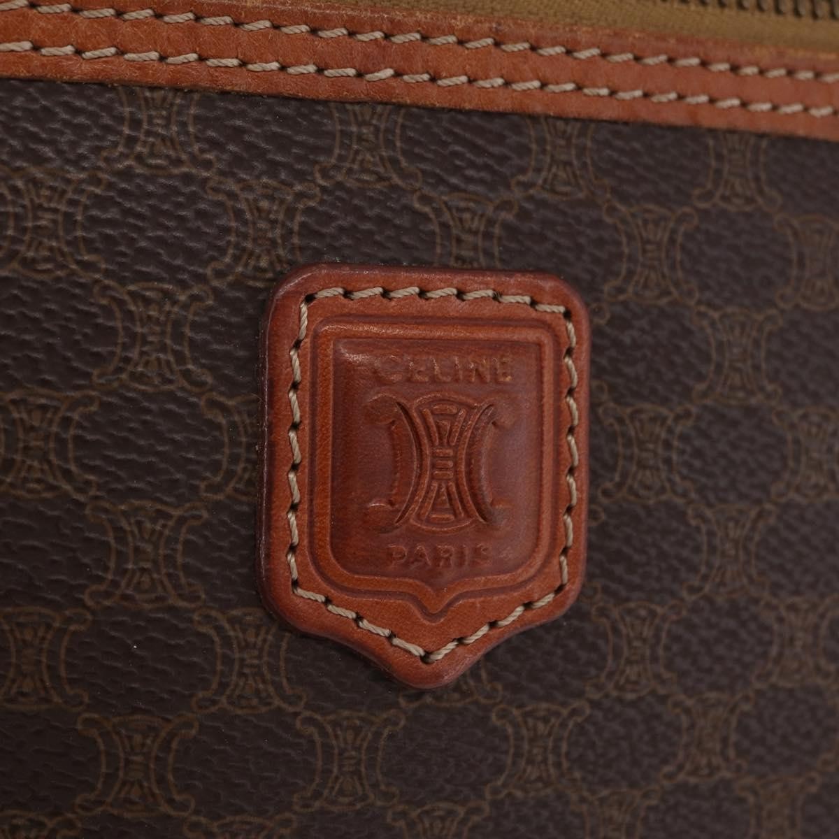 Celine Macadam Vanity Canvas Brown Canvas Clutche & Pouche Bag (Pre-Owned)