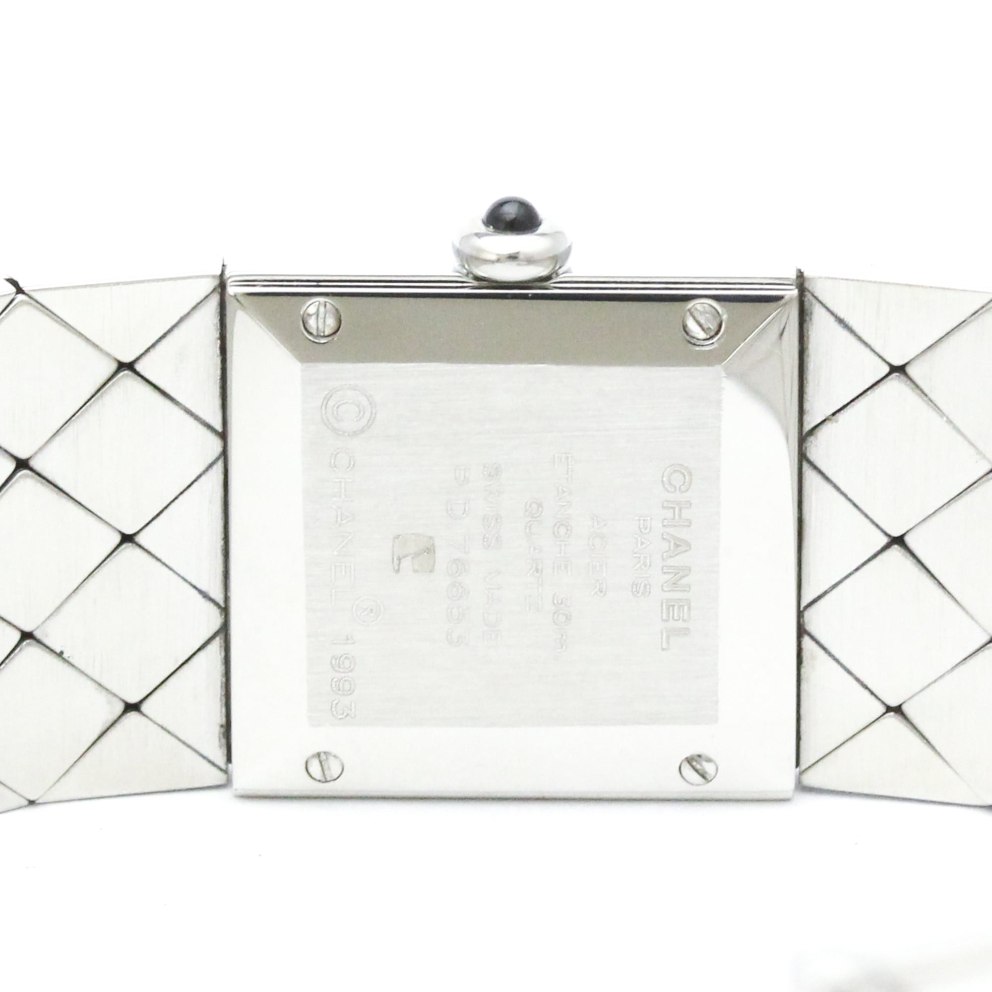 Chanel Matelasse Quartz Stainless Steel Watch (Pre-Owned)