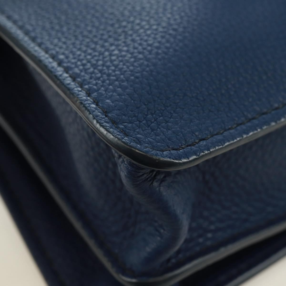 Chloe Aby Day Leather Blue Leather Handbag (Pre-Owned)