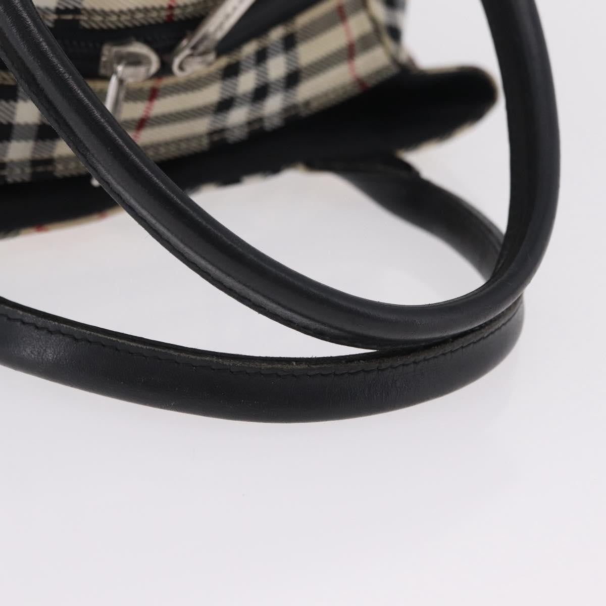 Burberry Nova Check Nylon Beige Nylon Handbag (Pre-Owned)