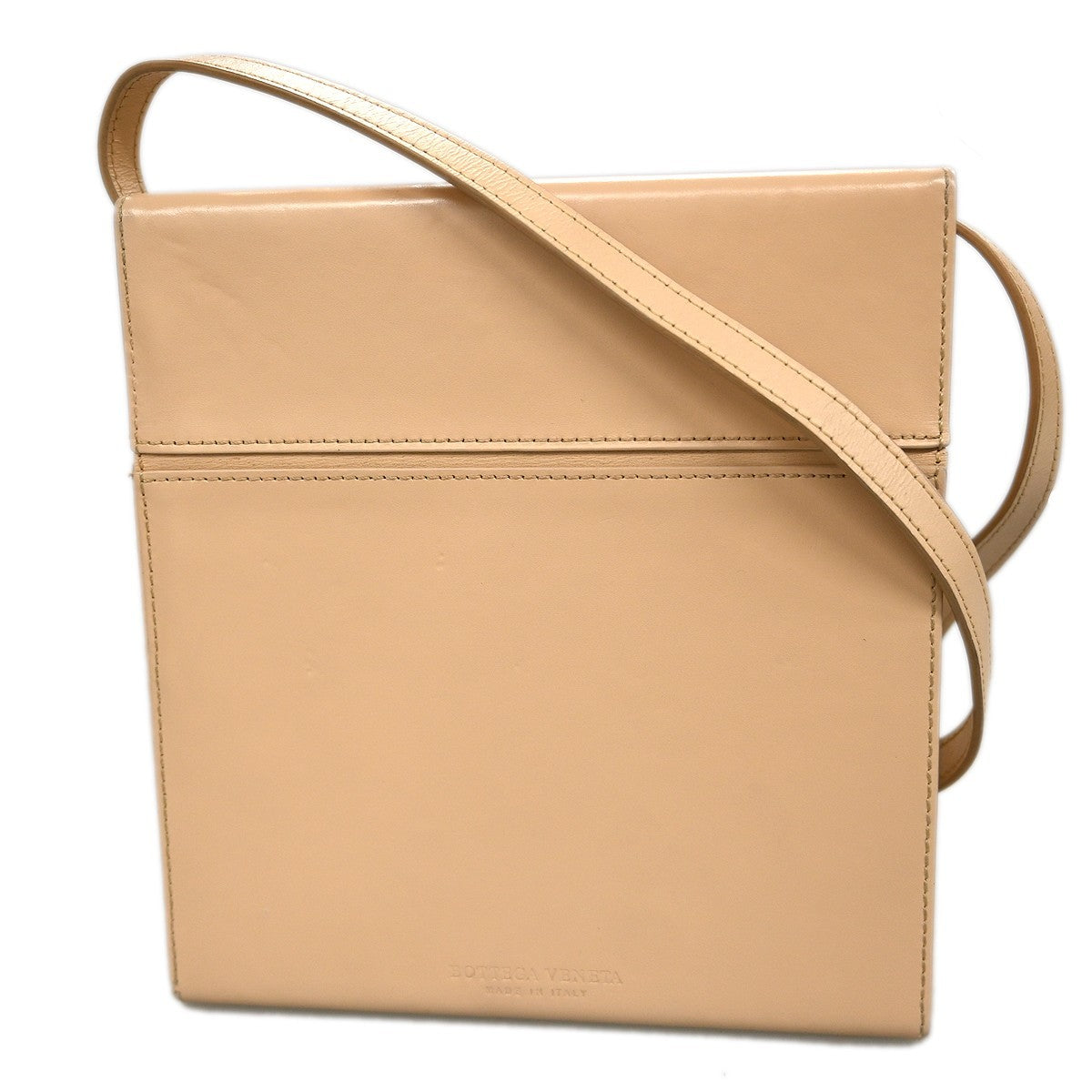 Bottega Veneta Daisey Leather Beige Leather Shoulder Bag Bag (Pre-Owned)