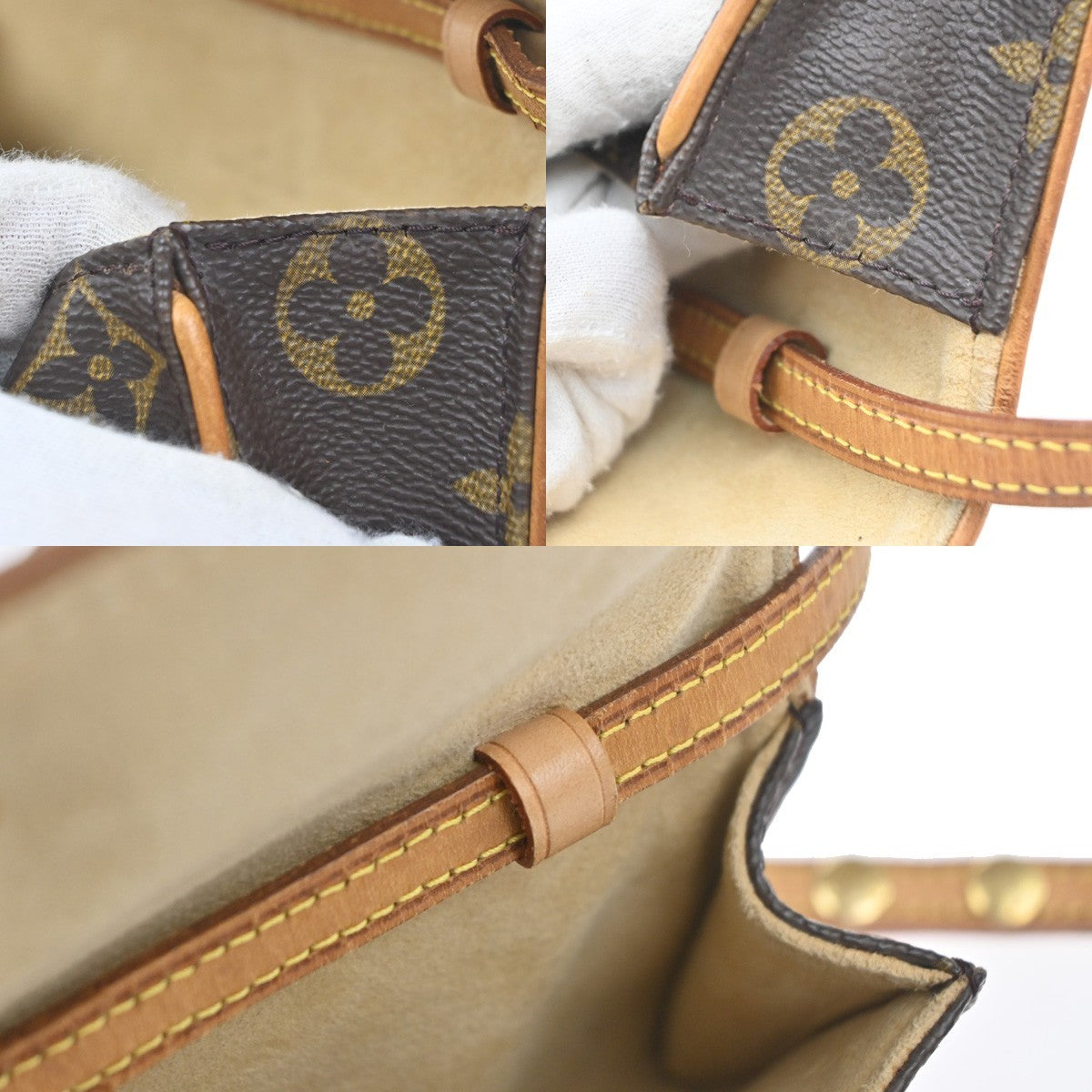 Louis Vuitton Twin Monogram Canvas Brown Canvas Clutche & Pouche Bag (Pre-Owned)