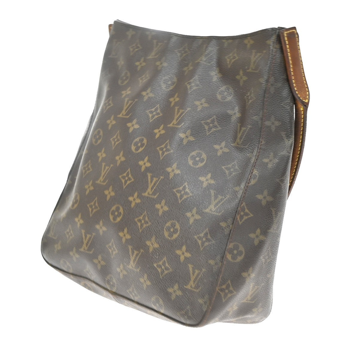 Louis Vuitton Looping Monogram Canvas Brown Canvas Handbag (Pre-Owned)