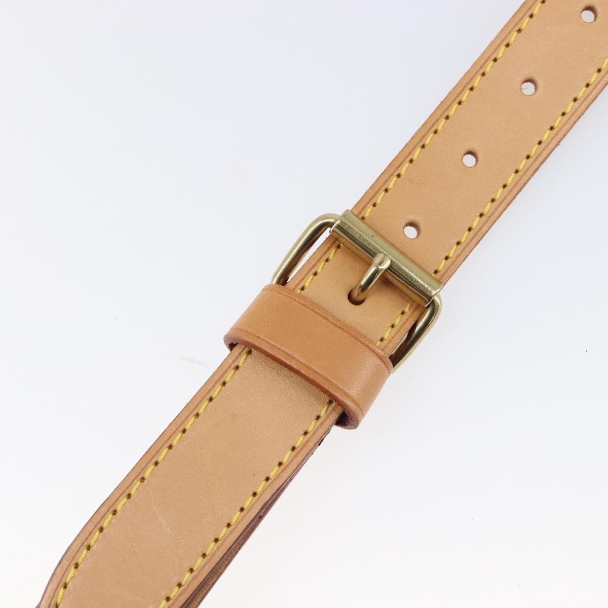 Louis Vuitton Adjustable Shoulder Strap Leather Beige Leather Straps Accessory (Pre-Owned)