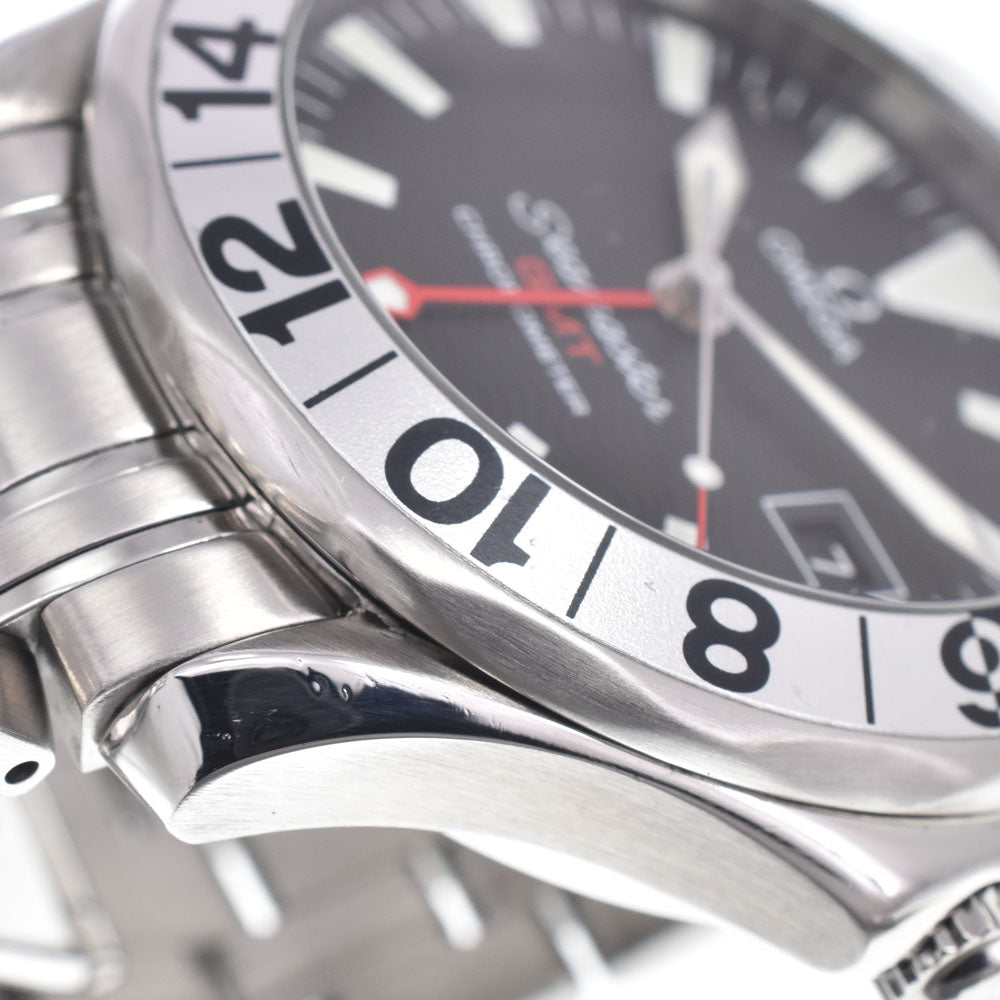 Omega Seamaster 300M Chronometer Gmt Automatic Stainless Steel Watch (Pre-Owned)