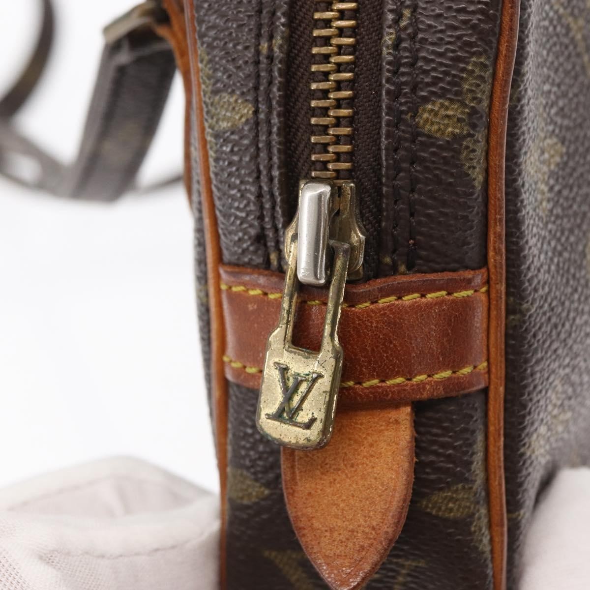 Louis Vuitton Pochette Marly Bandouliere Monogram Canvas Brown Canvas Shoulder Bag Bag (Pre-Owned)