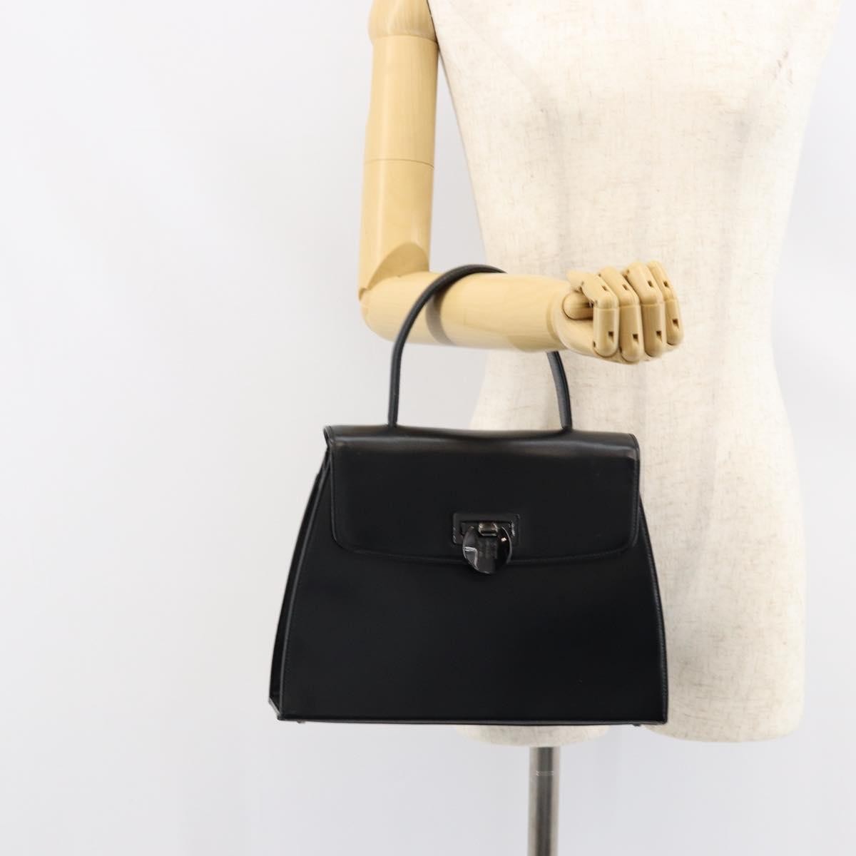Givenchy Handbag Leather Black Leather Handbag (Pre-Owned)