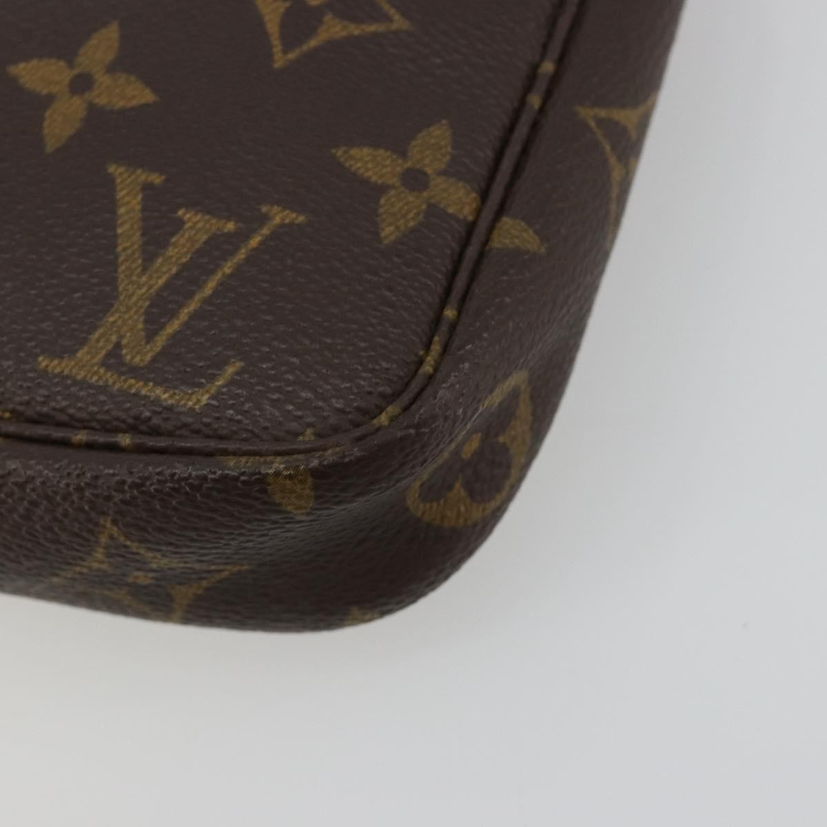 Louis Vuitton Pochette Accessoires Nm Monogram Canvas Brown Canvas Clutche & Pouche Bag (Pre-Owned)