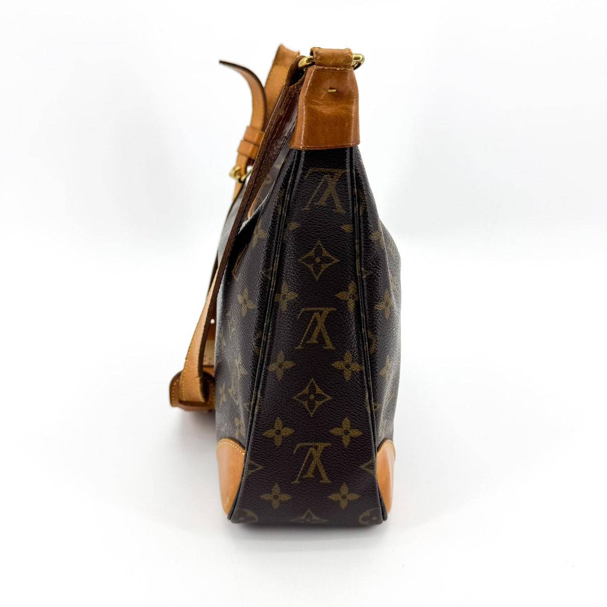 Louis Vuitton Boulogne Monogram Canvas Brown Canvas Handbag (Pre-Owned)